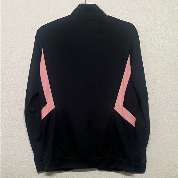 Adidas Women’s Size Medium Black Tracksuit with Pink Stripes - Picture 6 of 13